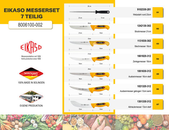 Profi Schlachter Set 7-TLG