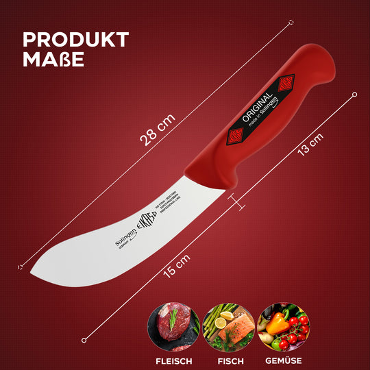 Abhäutemesser 15cm rot