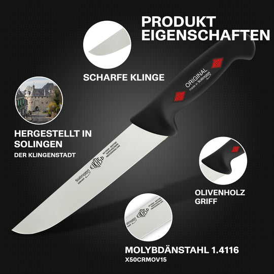 Fleischmesser / Blockmesser 21cm