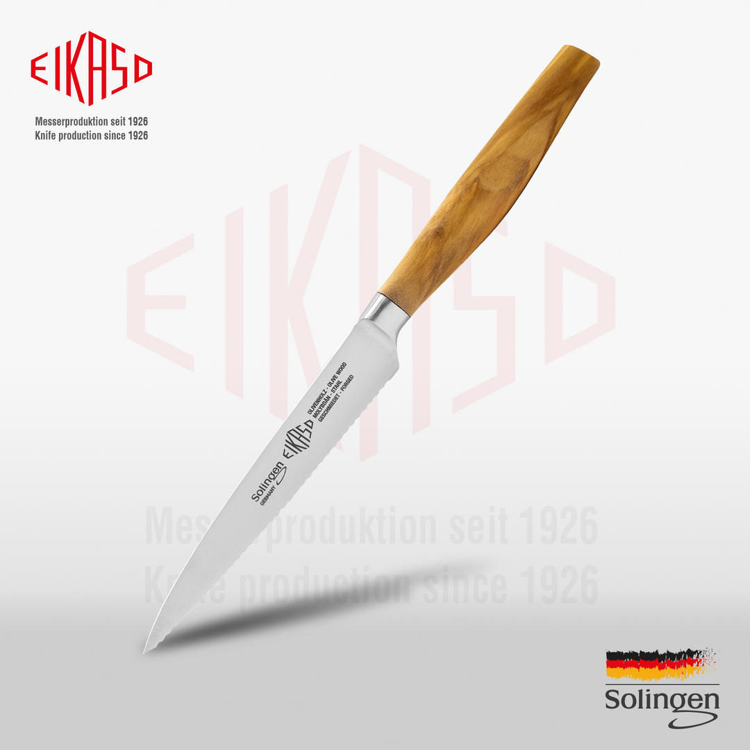Tomatenmesser mit Wellenschliff 12cm G-Line Geschmiedet