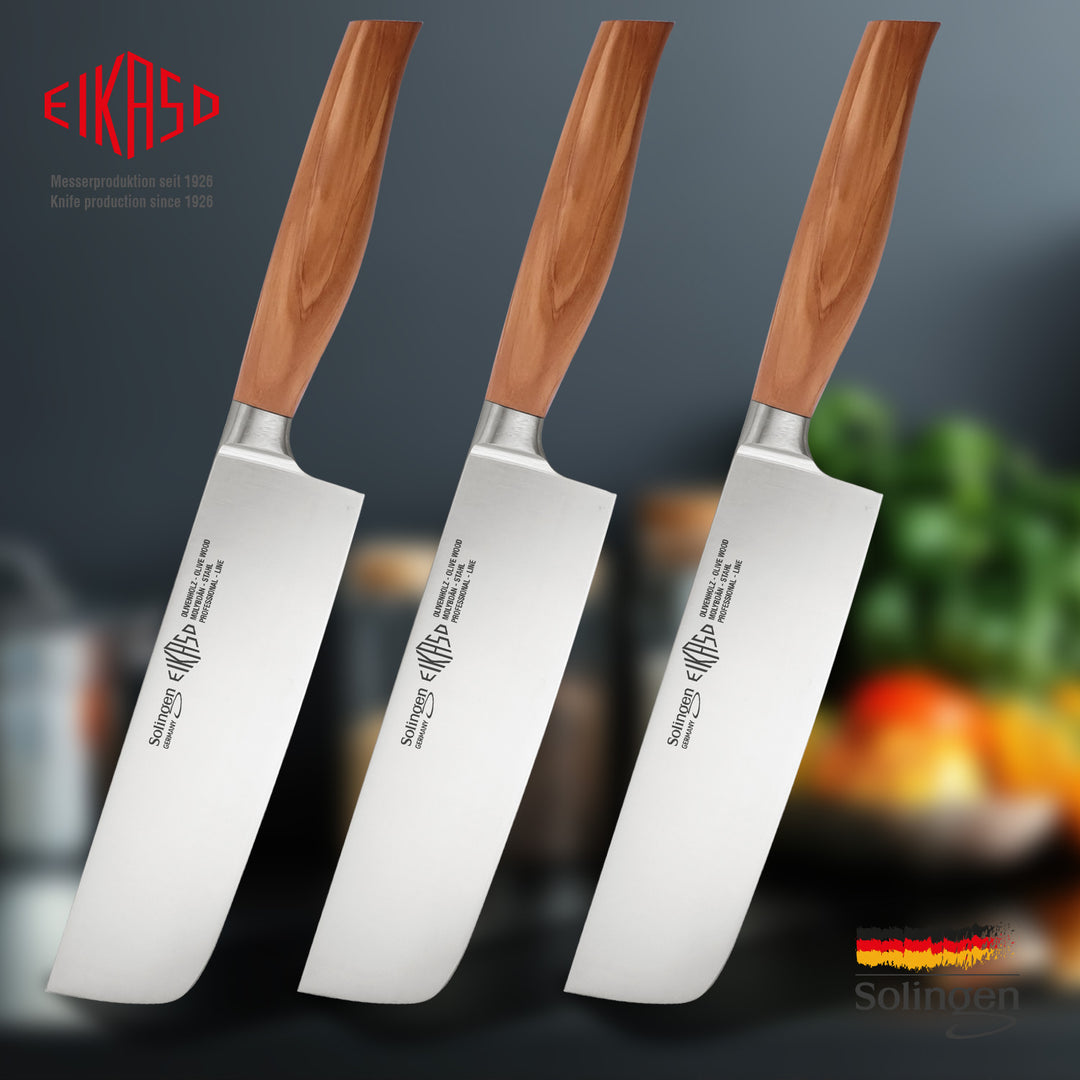 Nakiri Küchenmesser 16cm Geschmiedet Olivenholz Griff