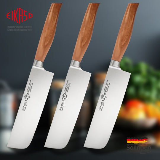 Nakiri Küchenmesser 16cm Geschmiedet Olivenholz Griff