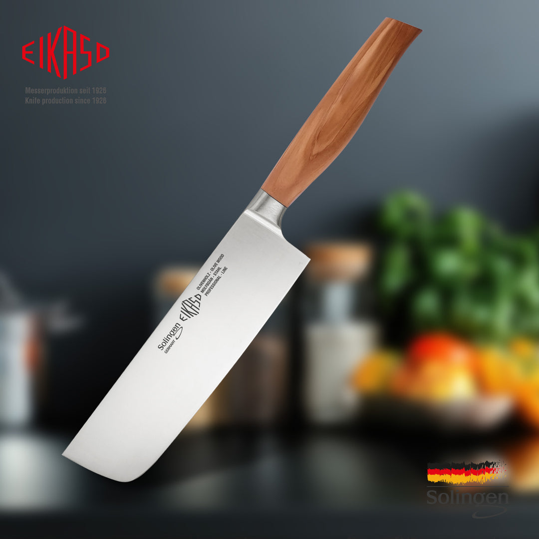 Nakiri Küchenmesser 16cm Geschmiedet Olivenholz Griff