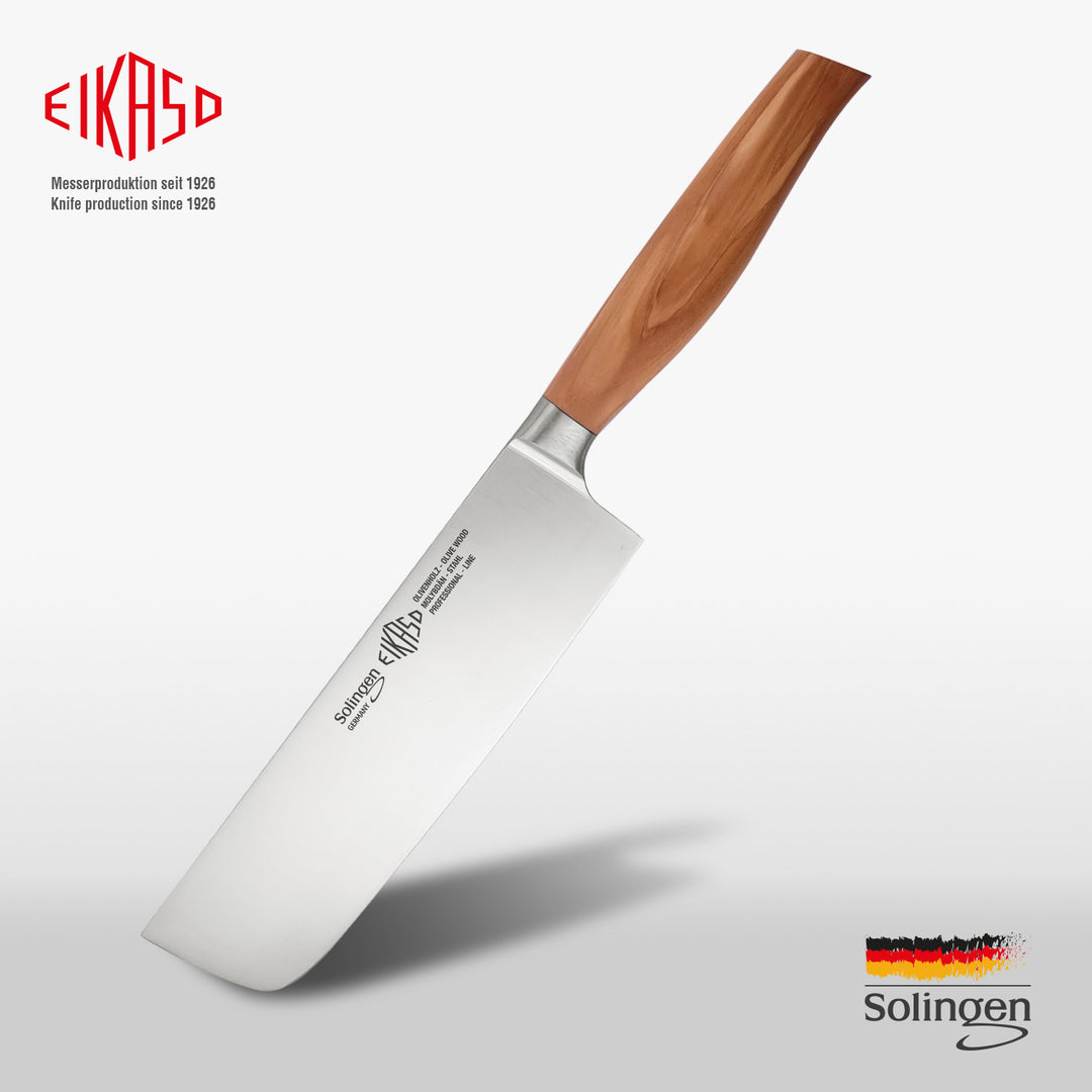 Nakiri Küchenmesser 16cm Geschmiedet Olivenholz Griff