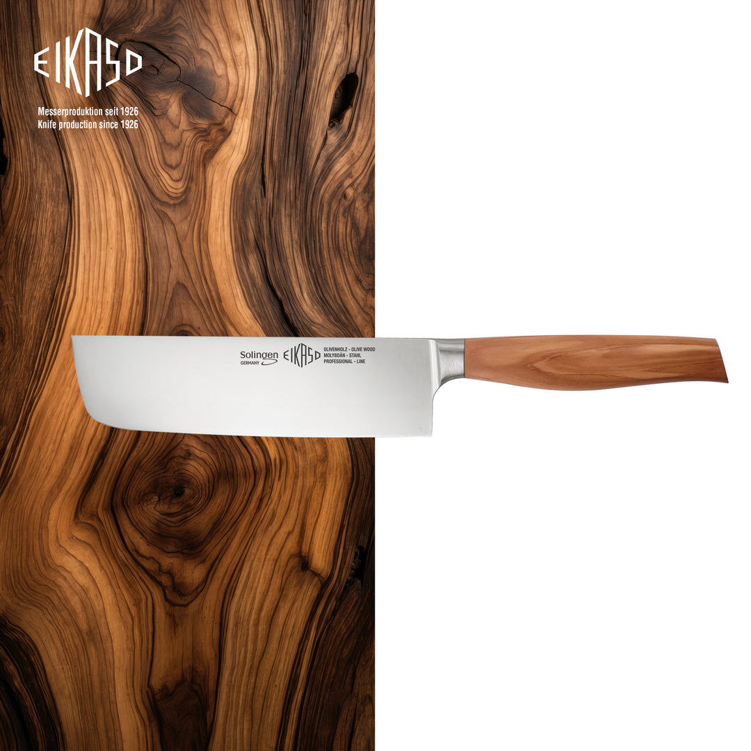 Nakiri Küchenmesser 16cm Geschmiedet Olivenholz Griff