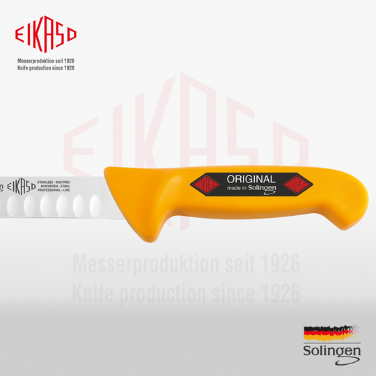 Aufschnitt-/Salamimesser mit Kullen 26cm
