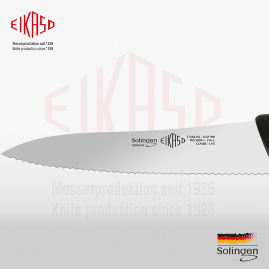 Allzweckmesser mir Wellenschliff für Fleisch Gemüse Obst Kräuter