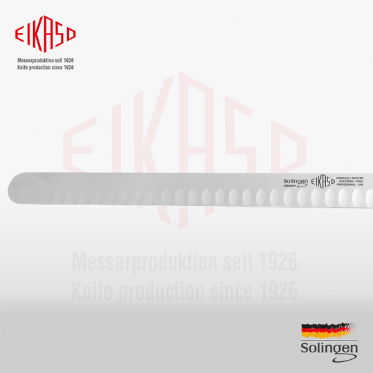 Aufschnitt-/Salamimesser mit Kullen 26cm