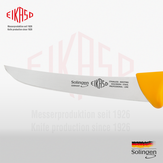 Ausbeinmesser gebogen breite Klinge 16cm