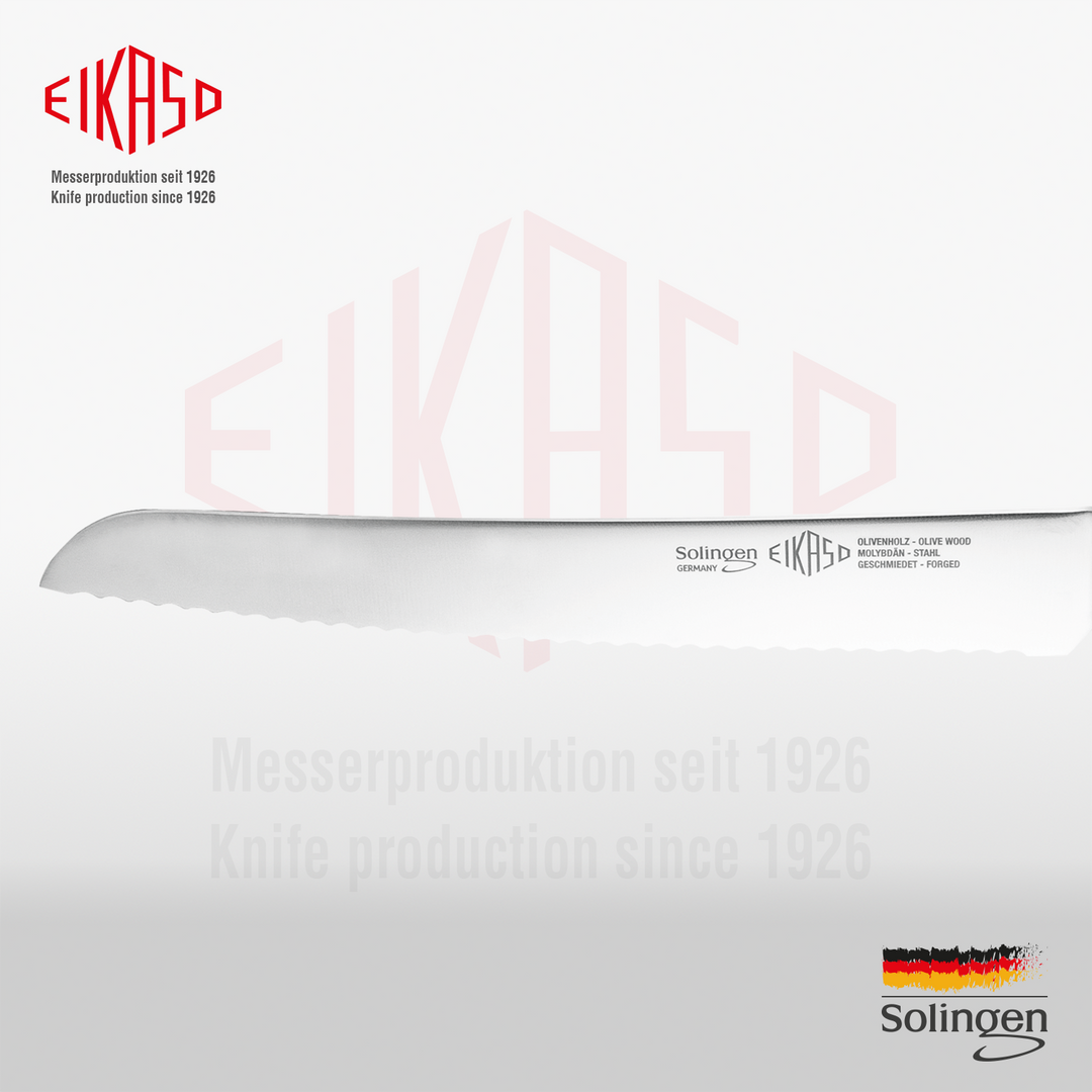 Brotmesser mit Wellenschliff 22cm G-Line Geschmiedet