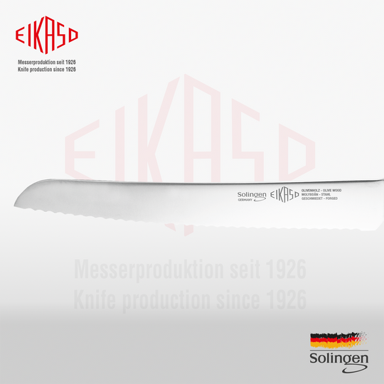 Brotmesser mit Wellenschliff 22cm G-Line Geschmiedet