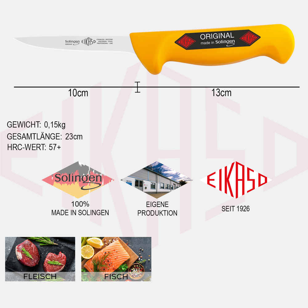 Ausbeinmesser gerade 10cm Semi-Flex