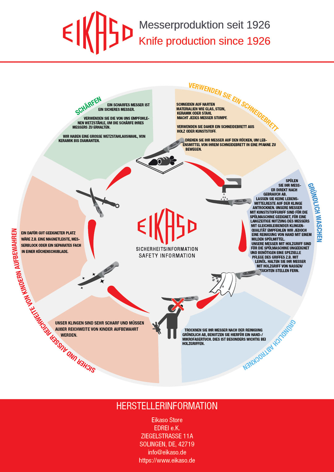 Fleischermesser Set 3-TLG