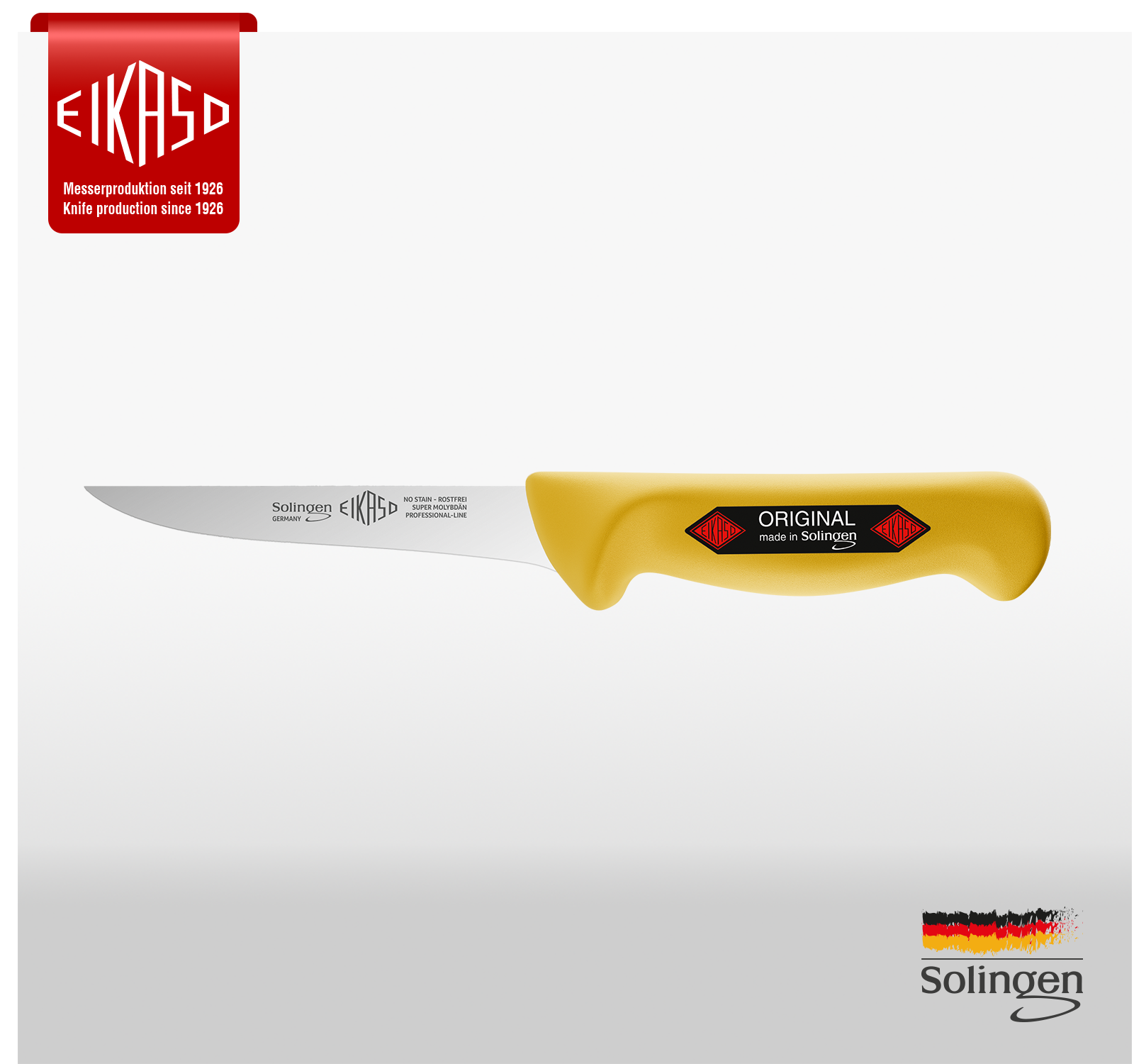 01 EIKASO Metzgermesser Kollektion: Profimesser aus Solingen für höchste Ansprüche