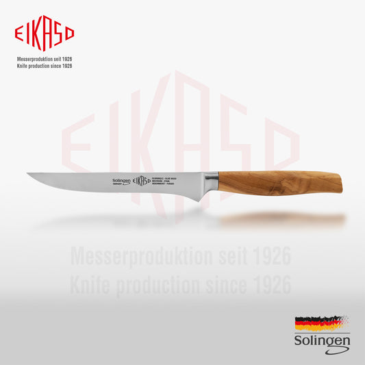 Ausbeinmesser 13cm Geschmiedet Olivenholzgriff