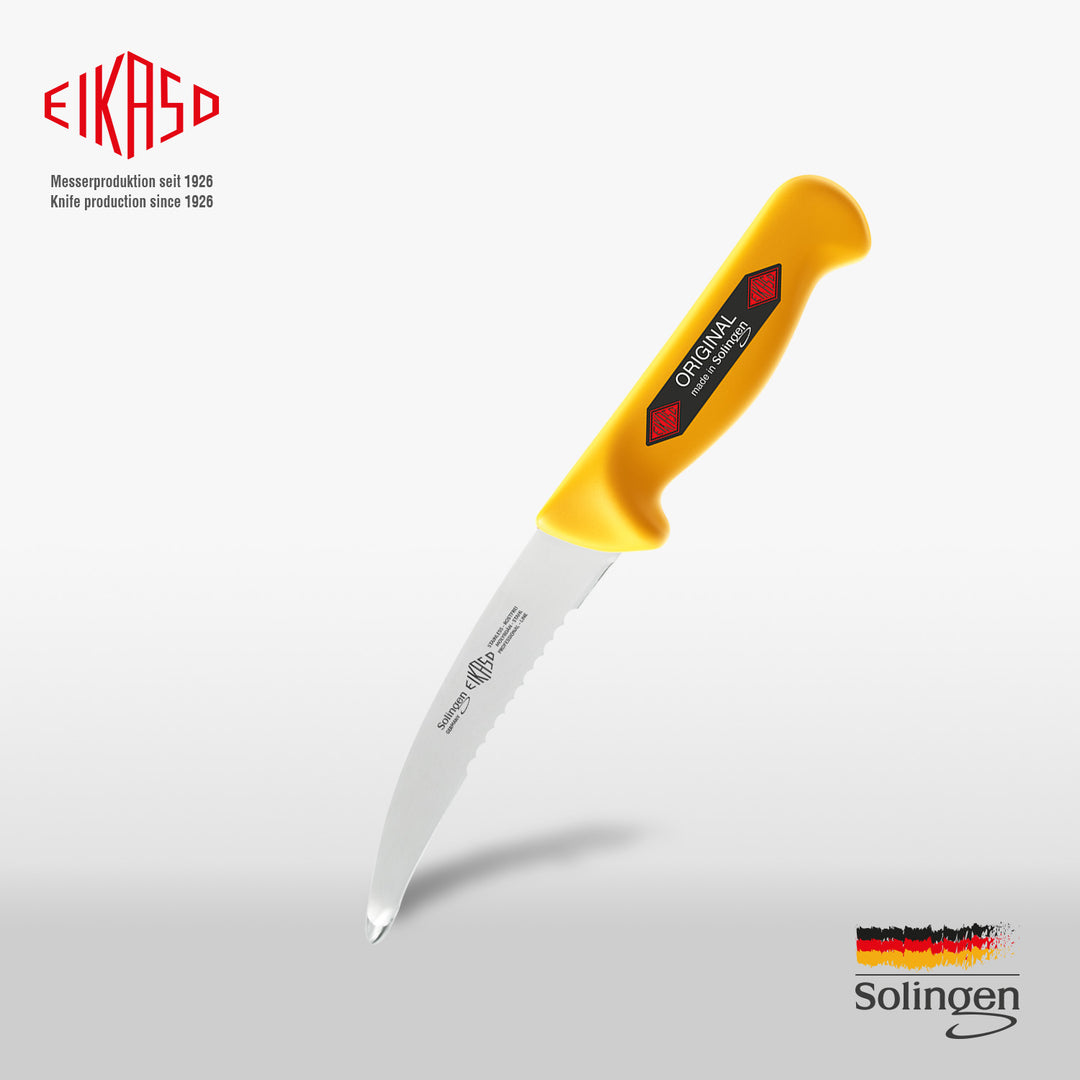 Gekröse-/Darmmesser gebogen Geschmiedet 15cm mit Welle