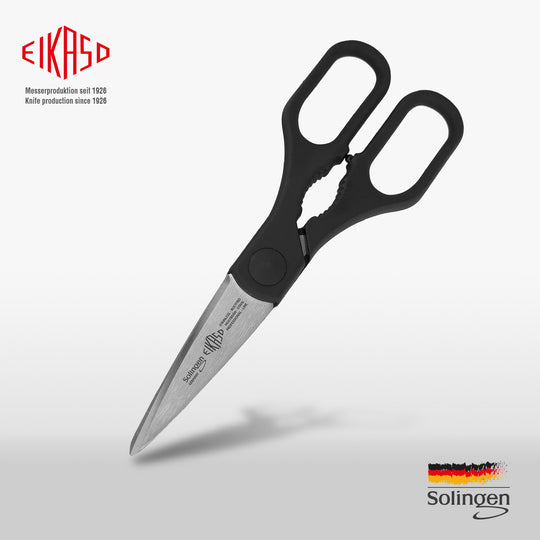 All-purpose scissors with black handle