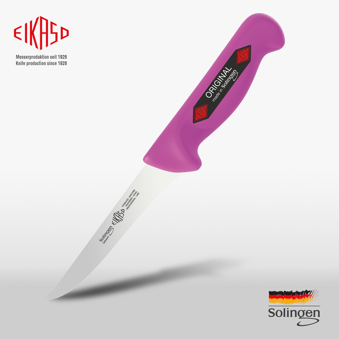 Ausbeinmesser gerade 13cm Pink