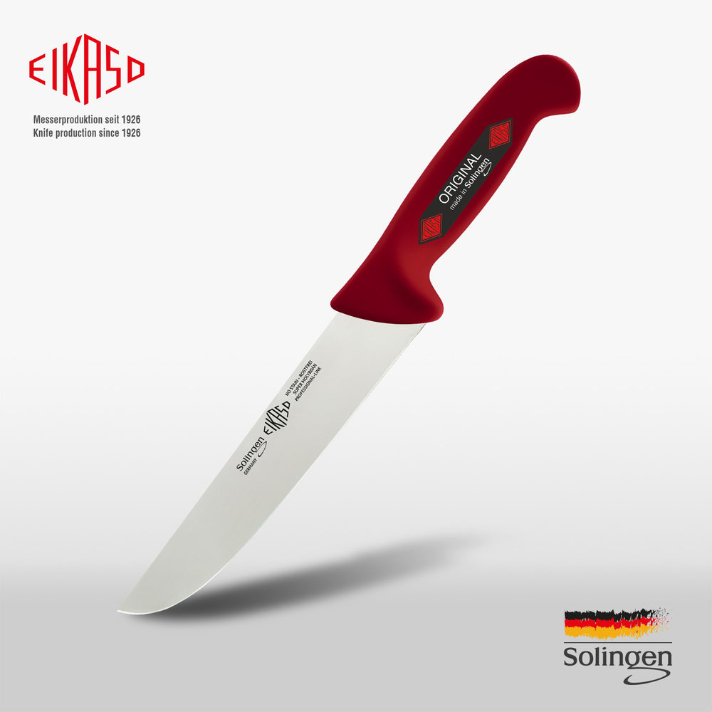 Block knife 21cm red