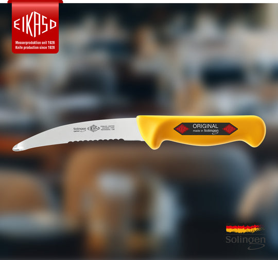 Gekröse-/Darmmesser gebogen Geschmiedet 15cm mit Welle