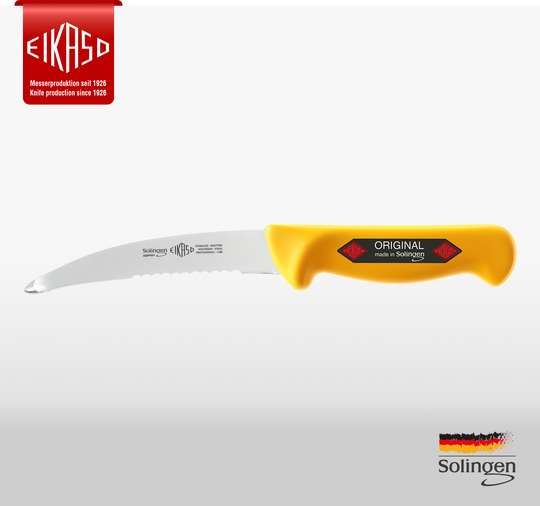 Gekröse-/Darmmesser gebogen Geschmiedet 15cm mit Welle