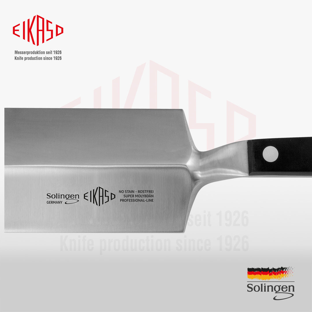 Eikaso Fleischklopfer 1,2kg mit schwarzem POM-Griff – ergonomisch und robust aus Solingen