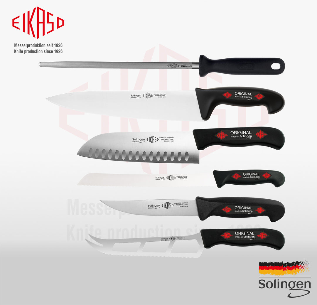 EIKASO Solingen Germany Kitchen Knife Set 6-Piece Chef Knife Set – Eikaso Messer Solingen