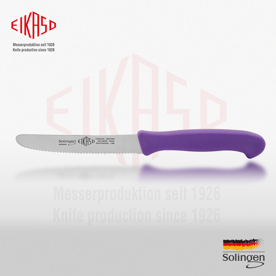 Frühstücksmesser mit Wellenschliff 11cm