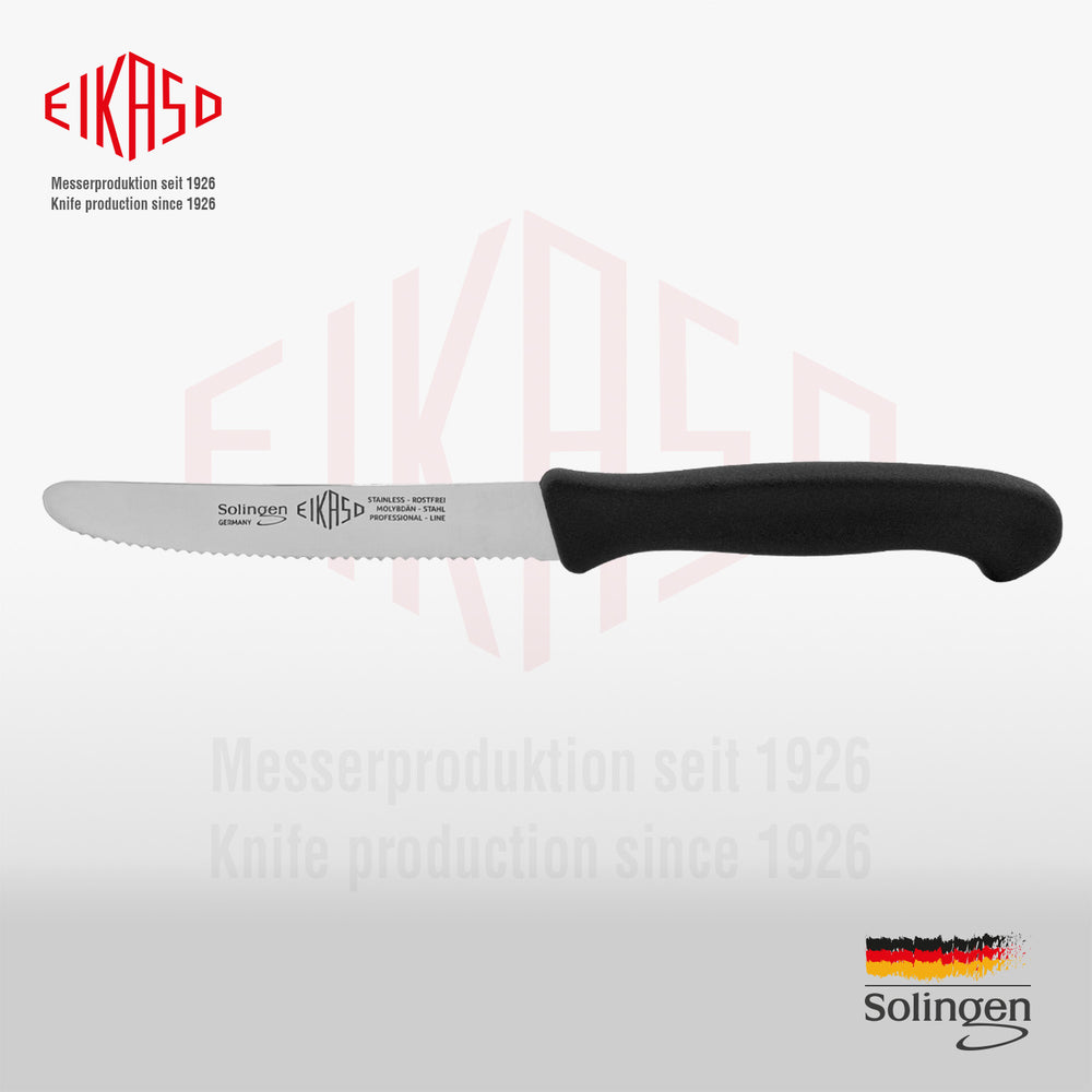 EIKASO Solingen 3-piece Vegetable Knife Set - for Fruit Vegetables Buns - Made of Molybdenum Steel 1.4116