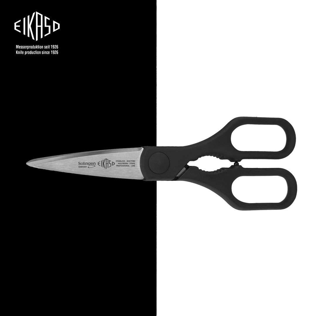 All-purpose scissors with black handle