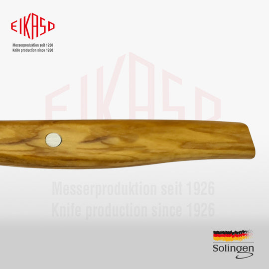 Buckelsmesser mit Wellenschliff 11cm (Olivenholzgriff)