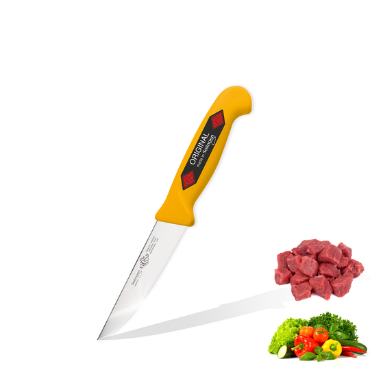 EIKASO Solingen Stechmesser 10cm Klinge aus Molybdänstahl 1.4116 rutschfester ergonomischer Griff Schlachtermesser Metzgermesser Butcher Knife